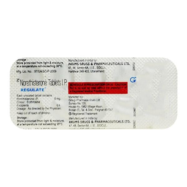 Regulate Tablet 10'S - Global Surgicals