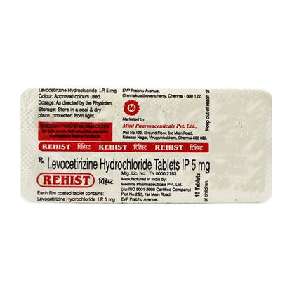 REHIST Tablet 10's - Global Surgicals