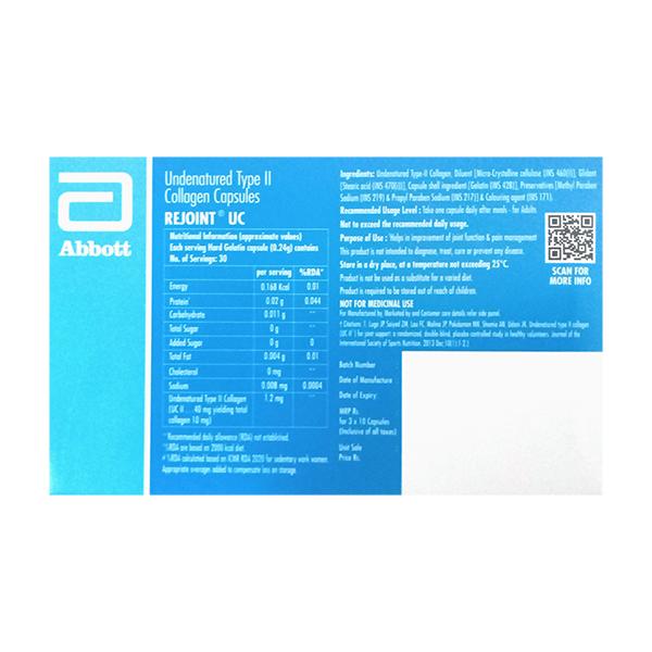 REJOINT UC GLUTEN FREE Capsule 10's - Global Surgicals