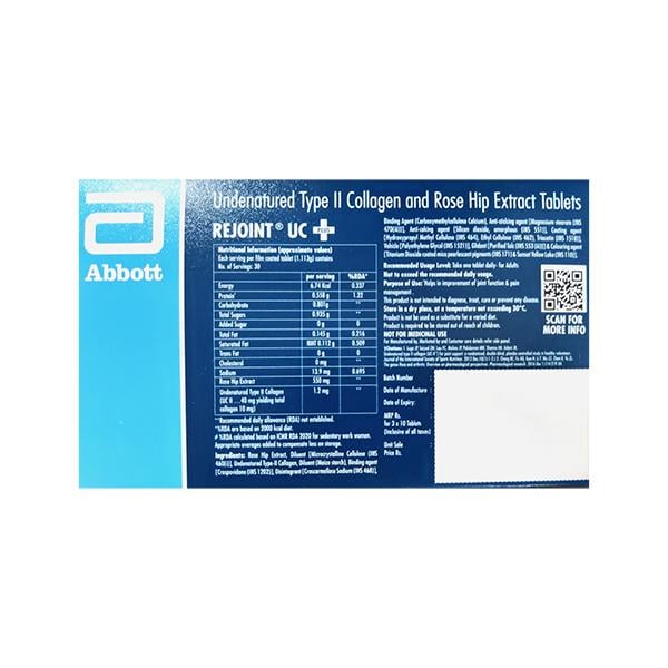 REJOINT UC + GLUTEN FREE Tablet 10's - Global Surgicals