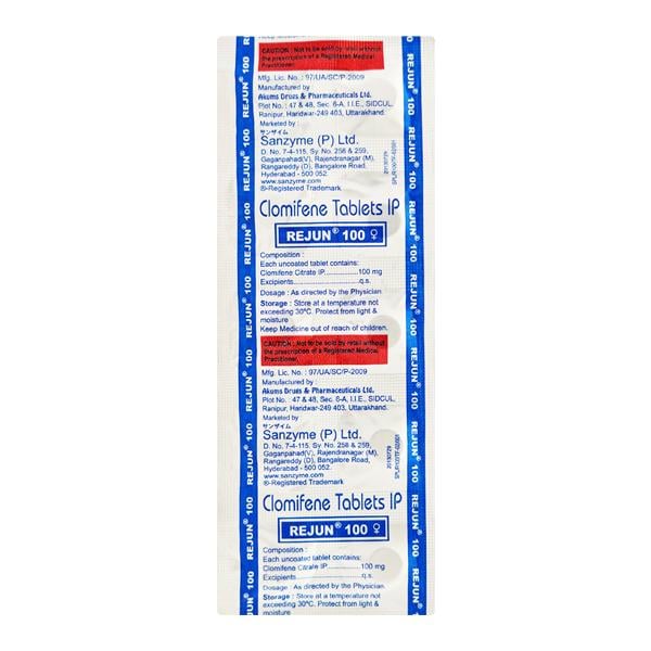 Rejun 100mg Tablet 10'S - Global Surgicals