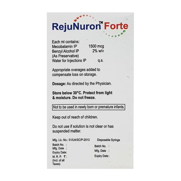 Rejunuron Forte Injection 1ml - Global Surgicals