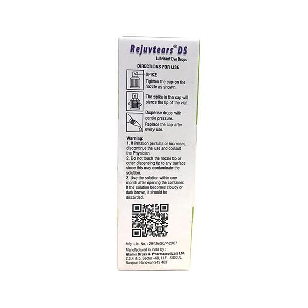 REJUVTEARS DS Eye Drops 10ml - Global Surgicals
