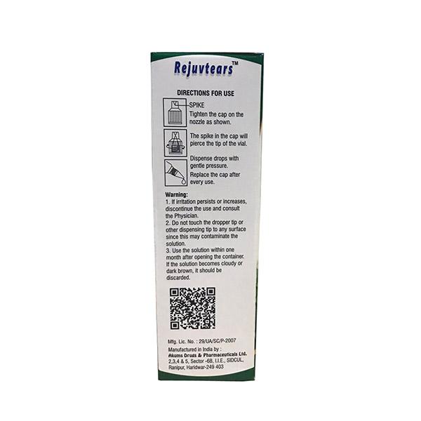 REJUVTEARS Eye Drops 10ml - Global Surgicals
