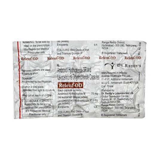 Relent OD Capsule 10'S - Global Surgicals