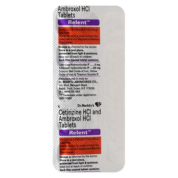 Relent Tablet 15'S - Global Surgicals