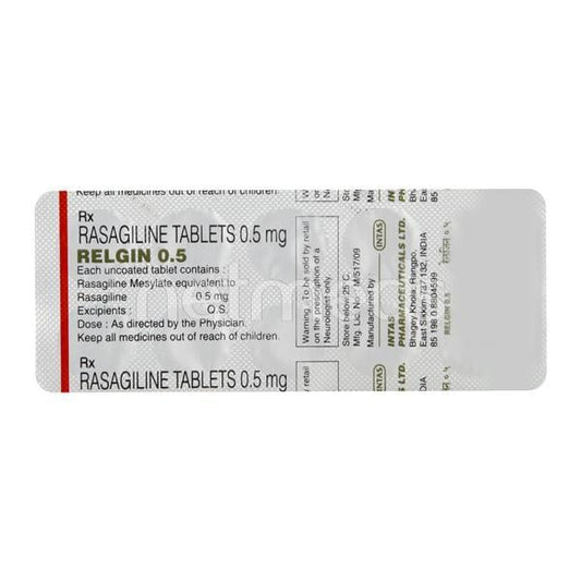 Relgin 0.5mg Tablet 10'S - Global Surgicals