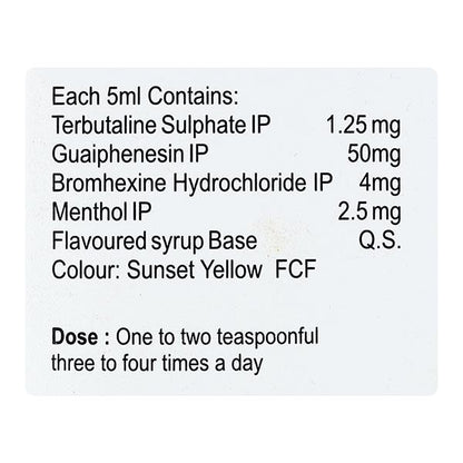 RELTUSS BR Syrup 100ml - Global Surgicals