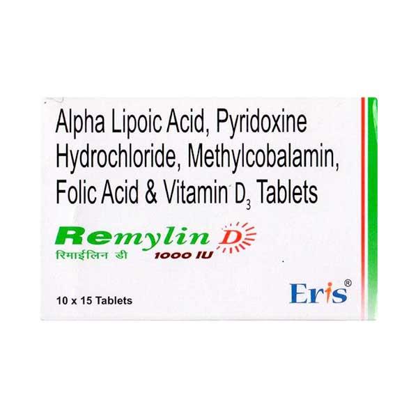 REMYLIN D 1000iu Tablet 15's - Global Surgicals