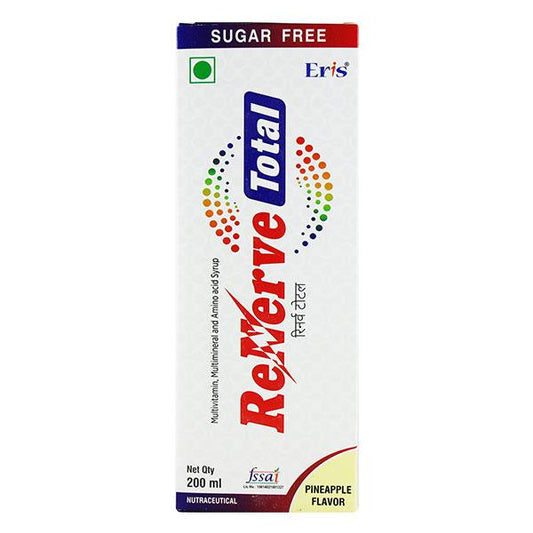 RENERVE TOTAL SUGAR FREE PINEAPPLE FLAVOUR Syrup 200ml - Global Surgicals