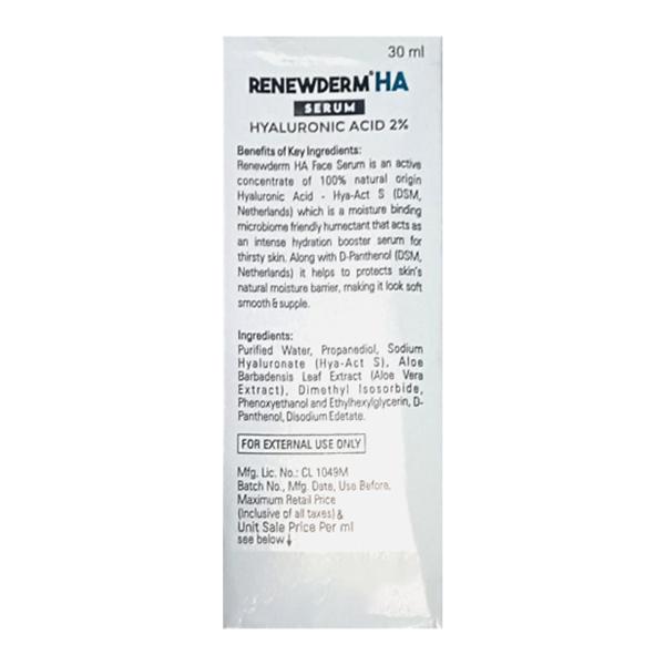 RENEWDERM HA Serum 30ml - Global Surgicals