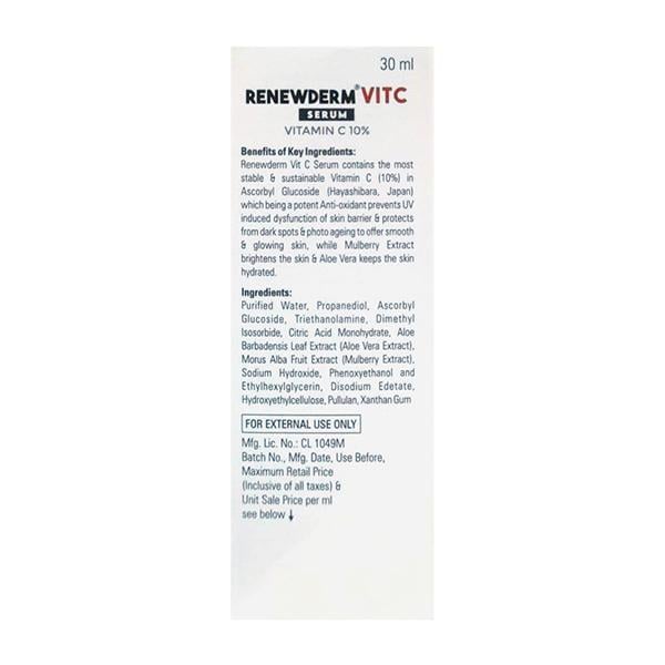 RENEWDERM VIT C Serum 30ml - Global Surgicals