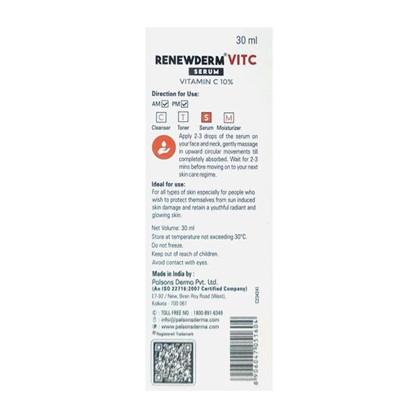 RENEWDERM VIT C Serum 30ml - Global Surgicals