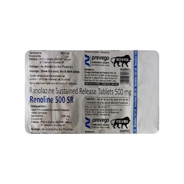 RENOLINE SR 500 Tablet 10's - Global Surgicals