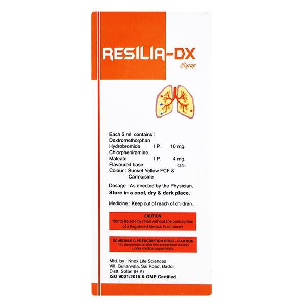 RESILIA DX Syrup 100ml - Global Surgicals