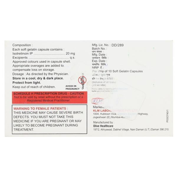 Resoten 20mg Capsule 10'S - Global Surgicals