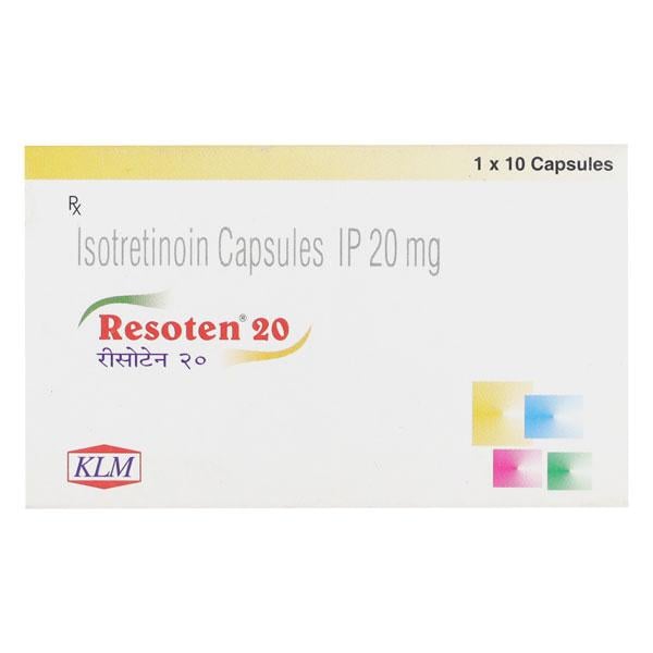 Resoten 20mg Capsule 10'S - Global Surgicals