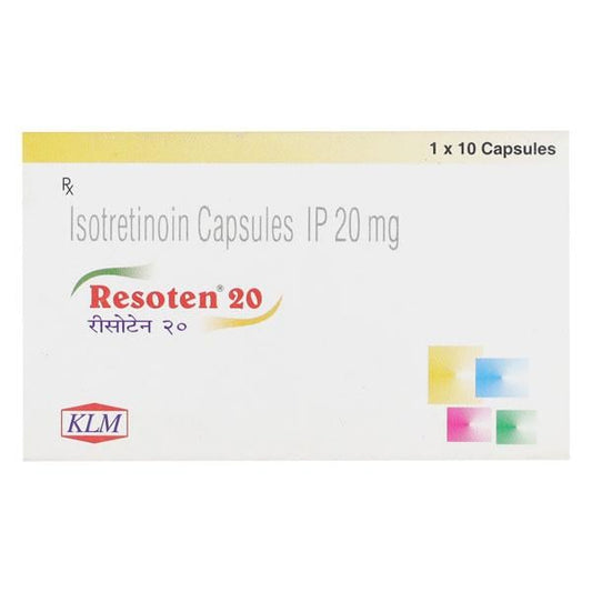 Resoten 20mg Capsule 10'S - Global Surgicals