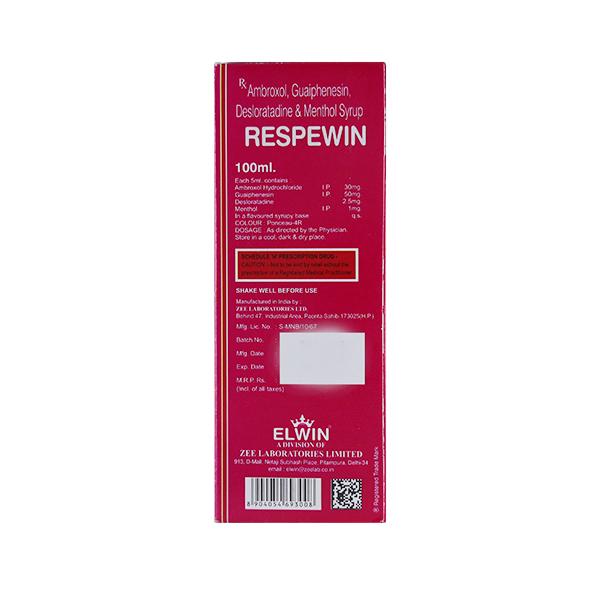 RESPEWIN Syrup 100ml - Global Surgicals