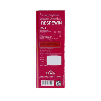 RESPEWIN Syrup 100ml - Global Surgicals