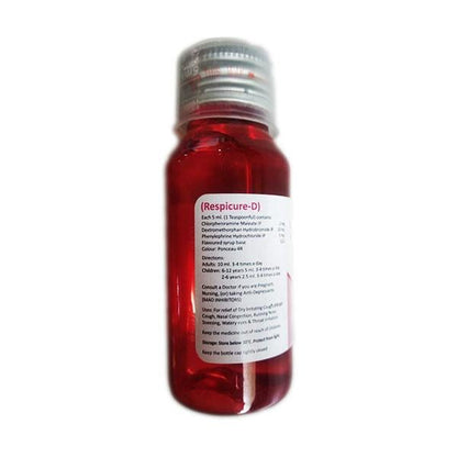Respicure D Syrup 60ml - Global Surgicals