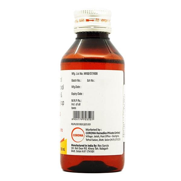 Respicure LS Syrup 100ml - Global Surgicals