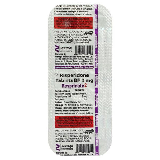 RESPRINATE 2 Tablet 10's - Global Surgicals