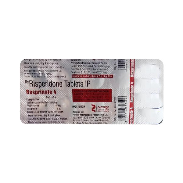 RESPRINATE 4 Tablet 10's - Global Surgicals