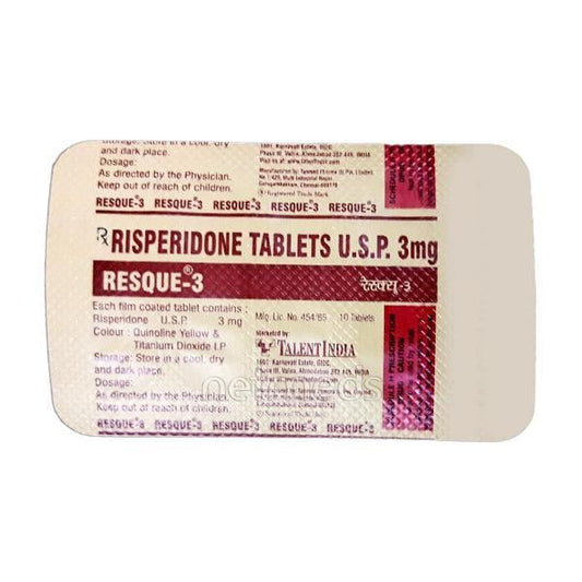 Resque 3mg Tablet 10'S - Global Surgicals