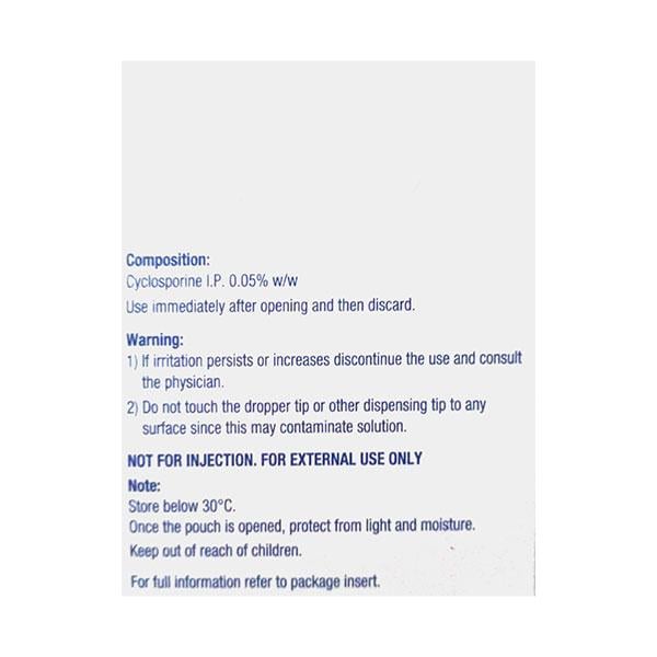 RESTASIS 0.05% Eye Drops 30x0.4ml - Global Surgicals