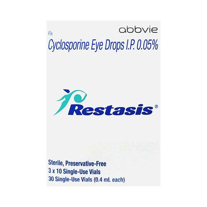 RESTASIS 0.05% Eye Drops 30x0.4ml - Global Surgicals