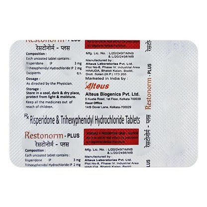 RESTONORM PLUS Tablet 15's - Global Surgicals