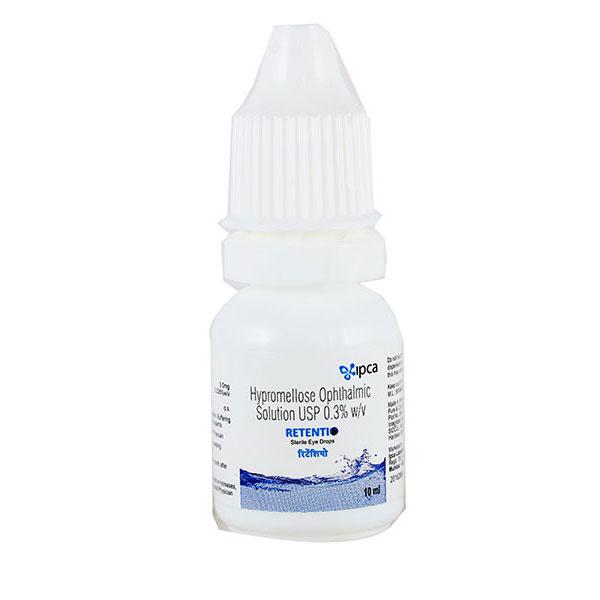RETENTIO STERILE Eye Drops 10ml - Global Surgicals