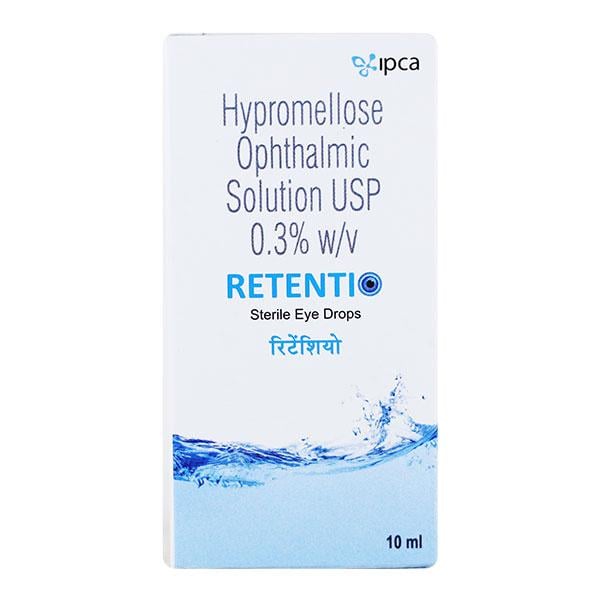 RETENTIO STERILE Eye Drops 10ml - Global Surgicals