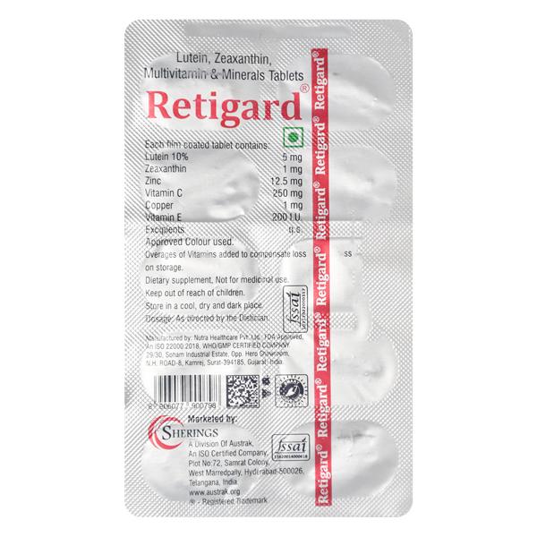 RETIGARD TABLET 10'S - Global Surgicals