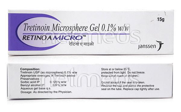 Retino A Micro 0.1% Gel 15gm - Global Surgicals