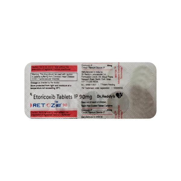RETOZ NEO 90 Tablet 10's - Global Surgicals