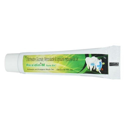Rexidin M Forte Gel 15gm - Global Surgicals
