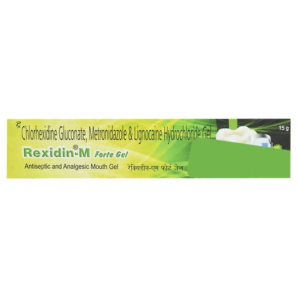 Rexidin M Forte Gel 15gm - Global Surgicals