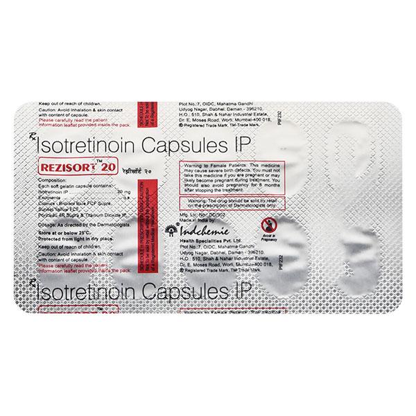 REZISORT 20mg Softgel Capsule 10's - Global Surgicals