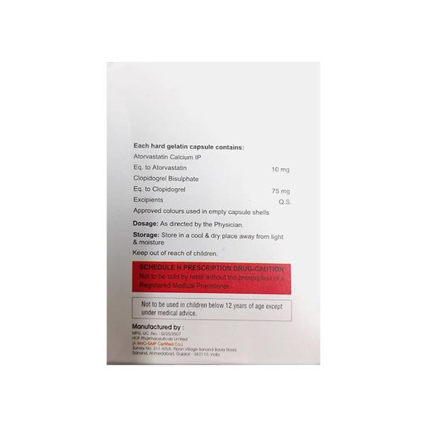 FPSTATIN CV 10 Capsule 15's