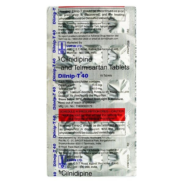 DILNIP T 40 Tablet 15's