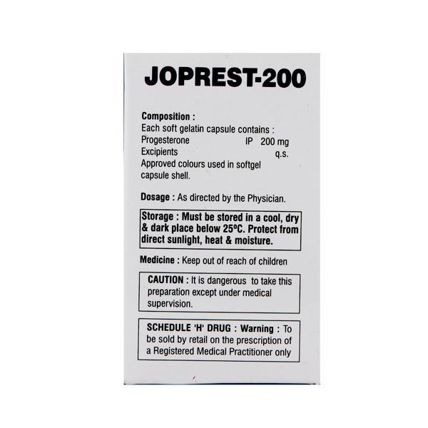 Joprest 200mg Capsule 10'S
