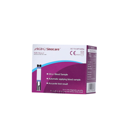 RGB Safe - Accu 2 Glucometer Strip - Global Surgicals