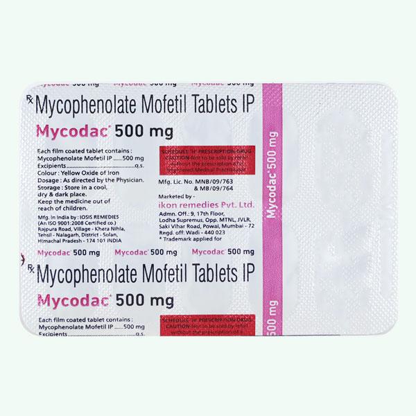 MYCODAC 500mg Tablet 10's