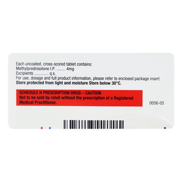 Medrol 4mg Tablet 10'S