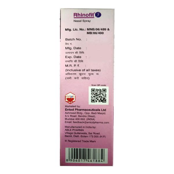 RHINOFIT F 120md Nasal Spray 6gm - Global Surgicals