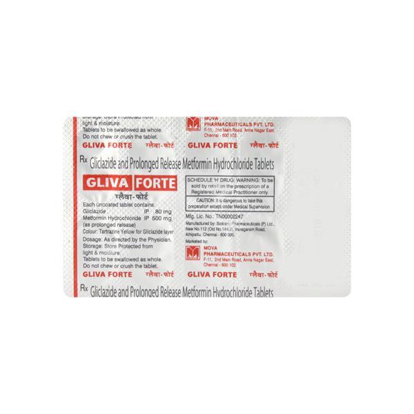 Gliva Forte Tablet 10'S