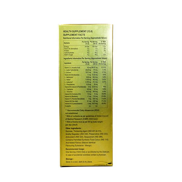 OPTUMEVIT Mango Flavour Syrup 200ml