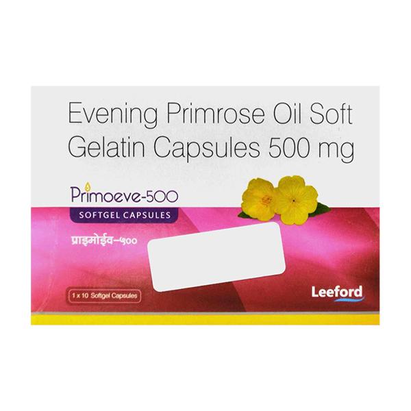 PRIMOEVE 500 Softgel Capsule 10's